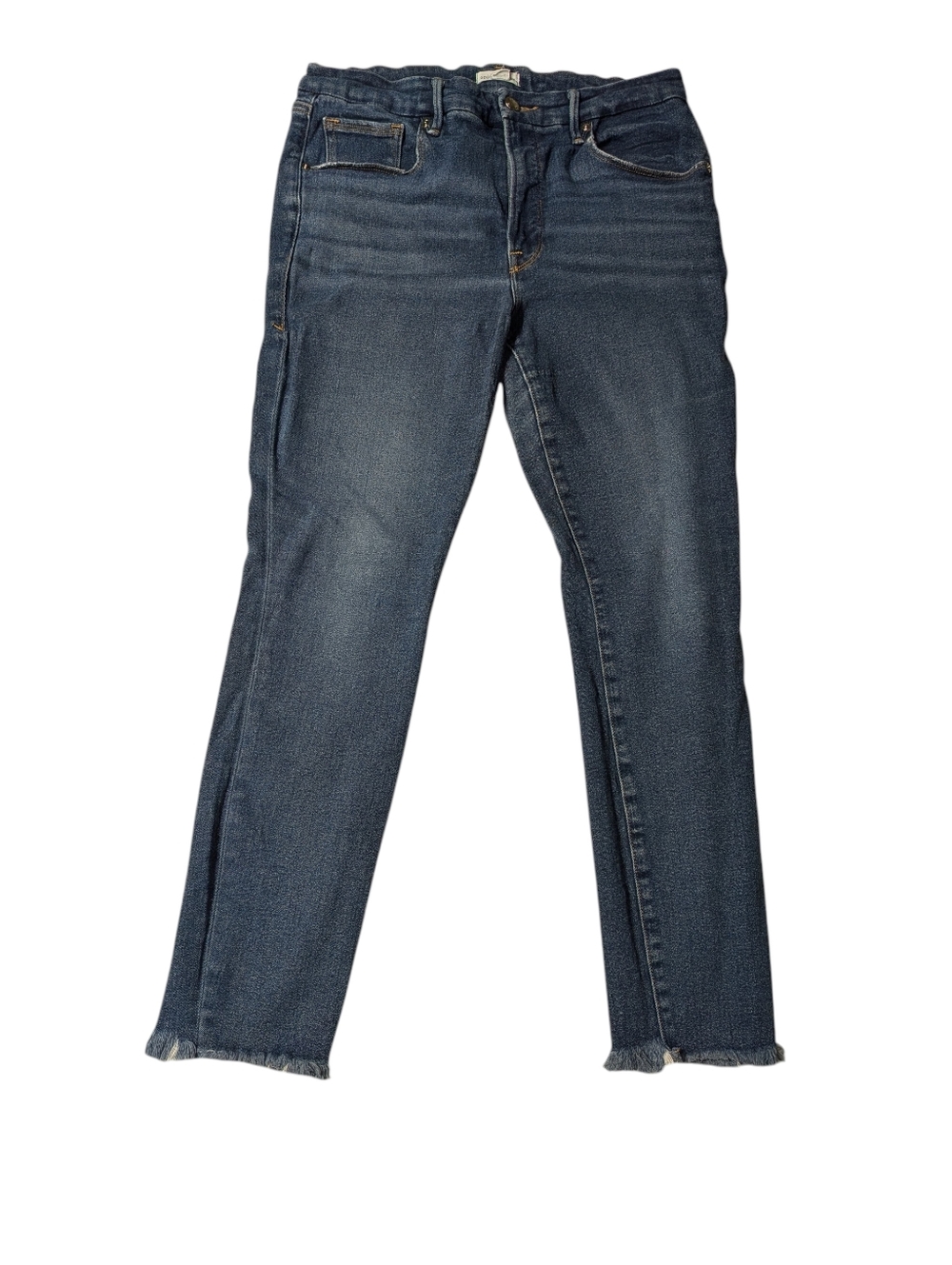 Good American Stretchy Ankle Crop Jeans